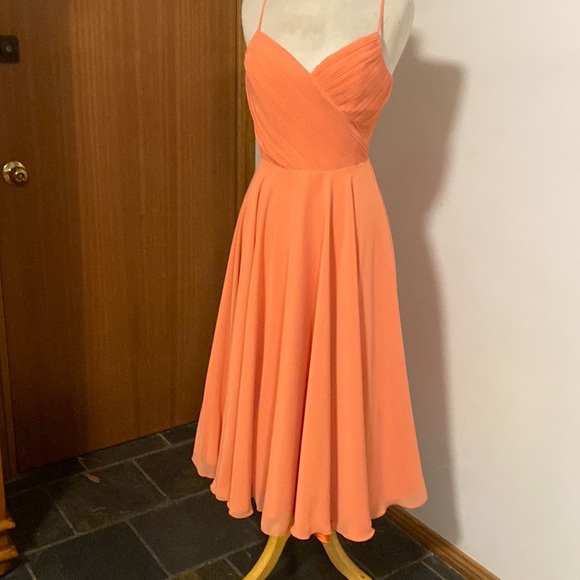 Paco PM Dresses & Skirts - Paco PM Orange Zest Cocktail Formal or Bridesmaid Dress size 8